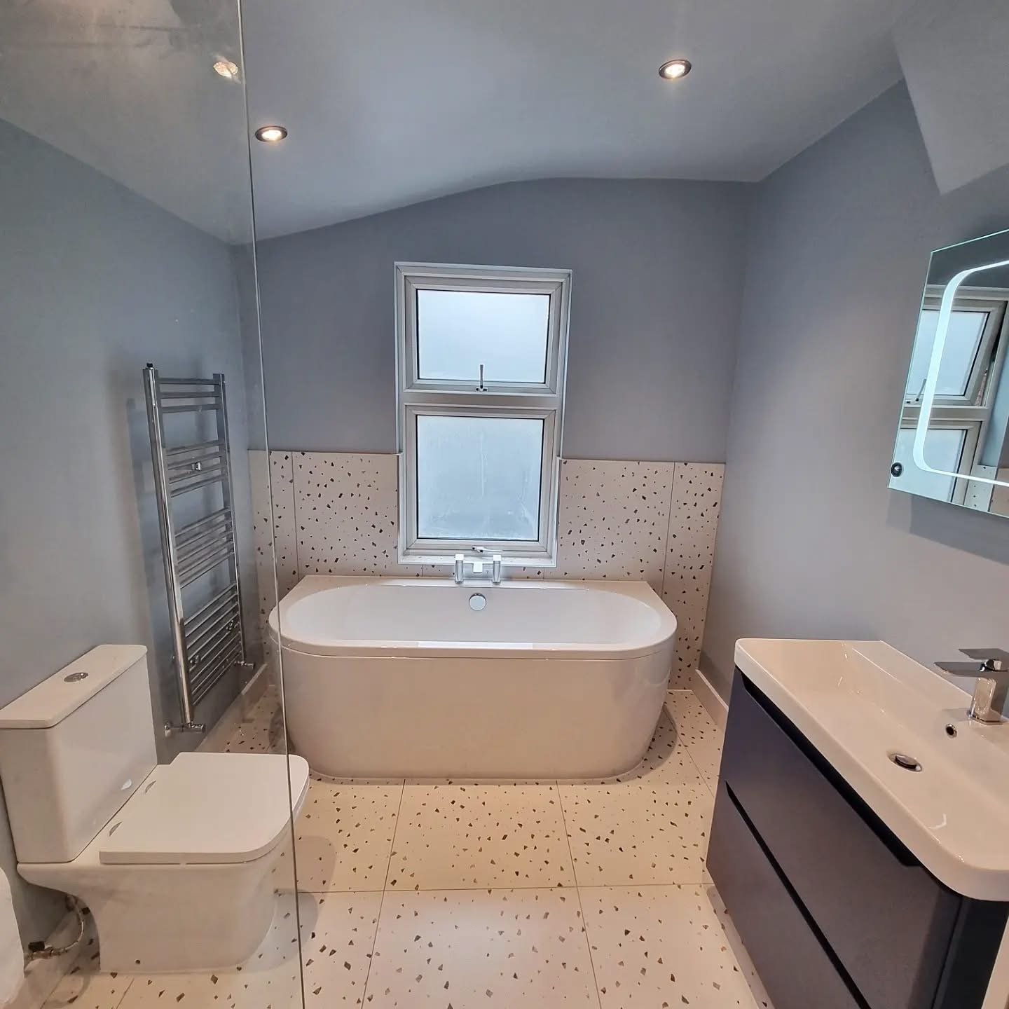 Family bathroom renovation in Crouch End — full-service decision trade-offs