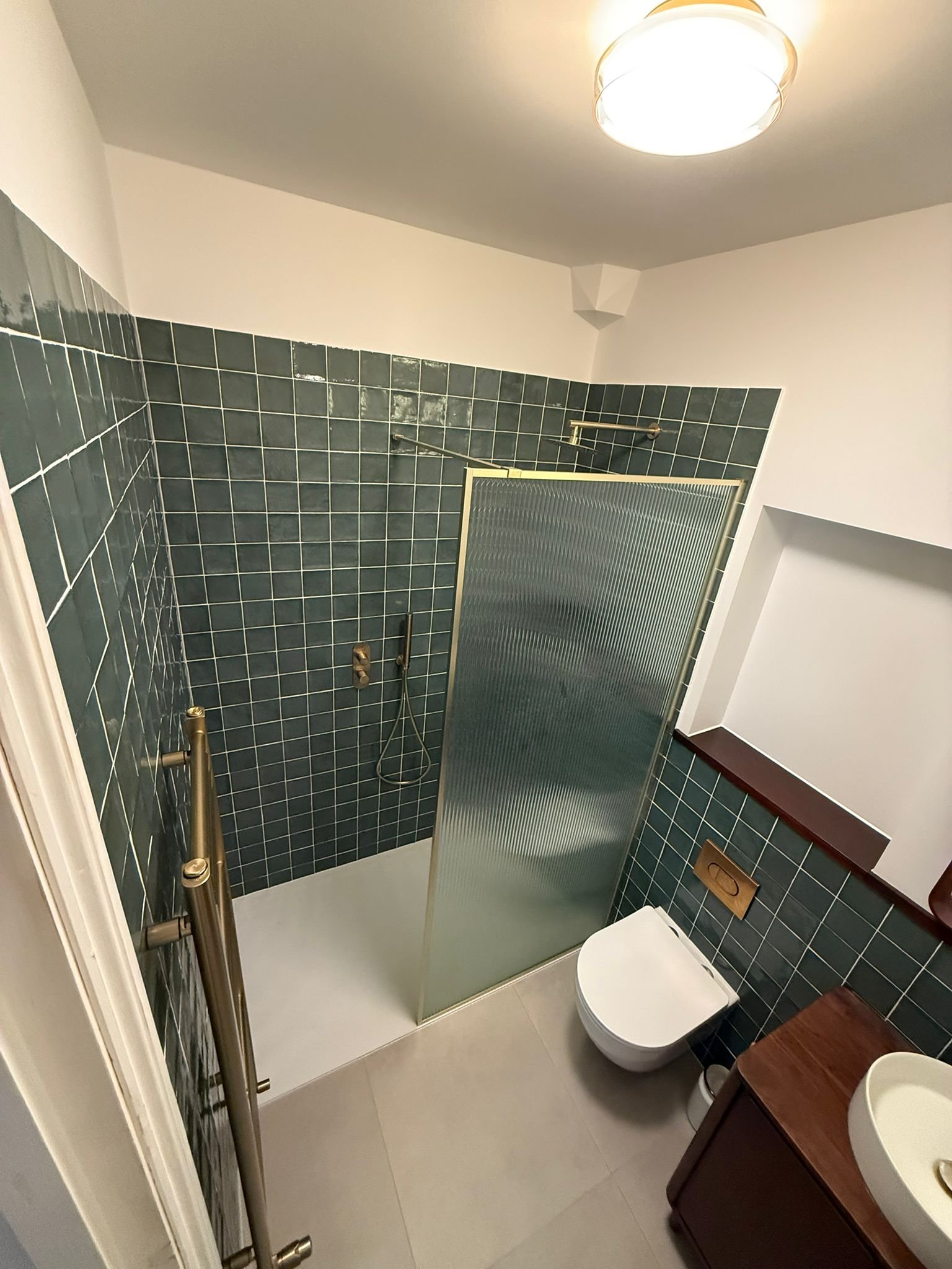 Walk-in shower renovation Hampstead North London
