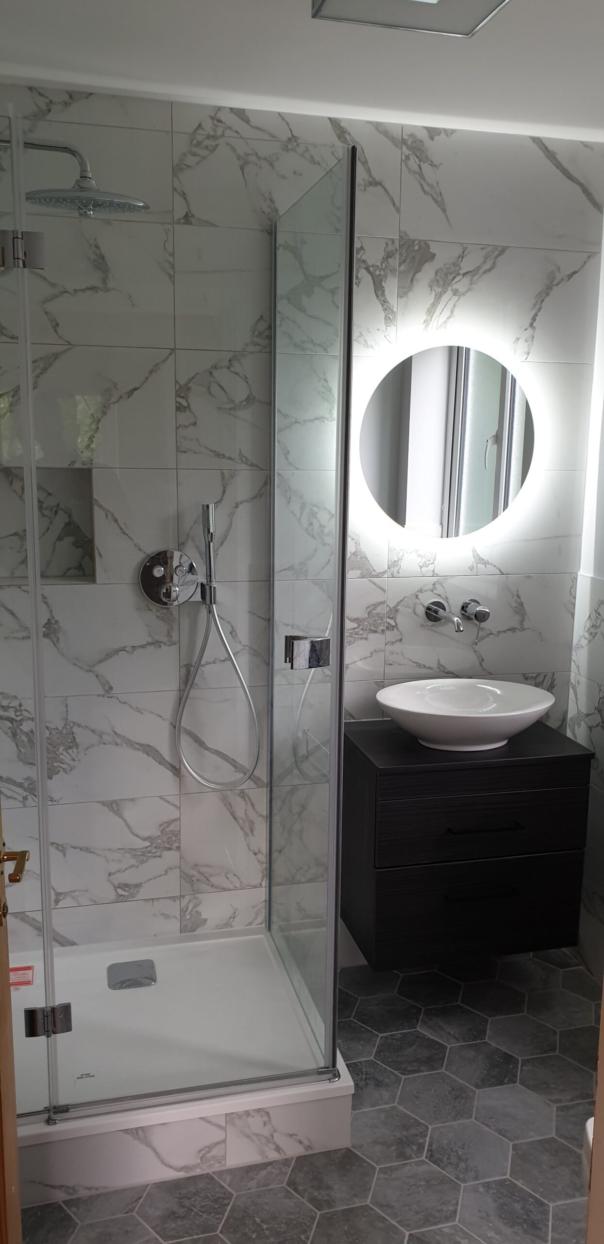 Walk-in shower renovation Highgate North London
