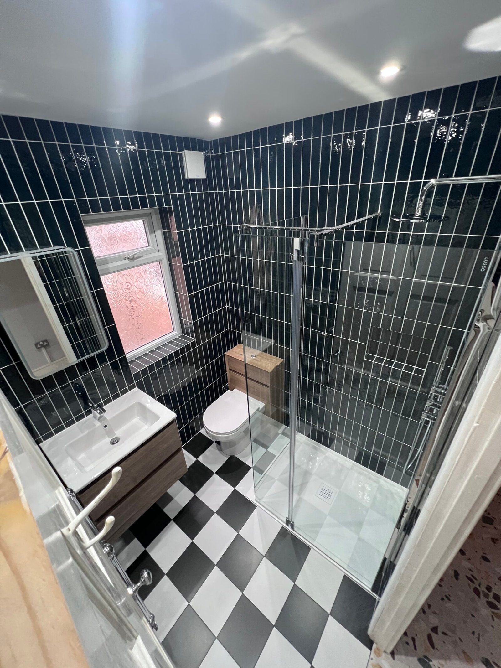 Walk-in shower renovation West Hampstead North London